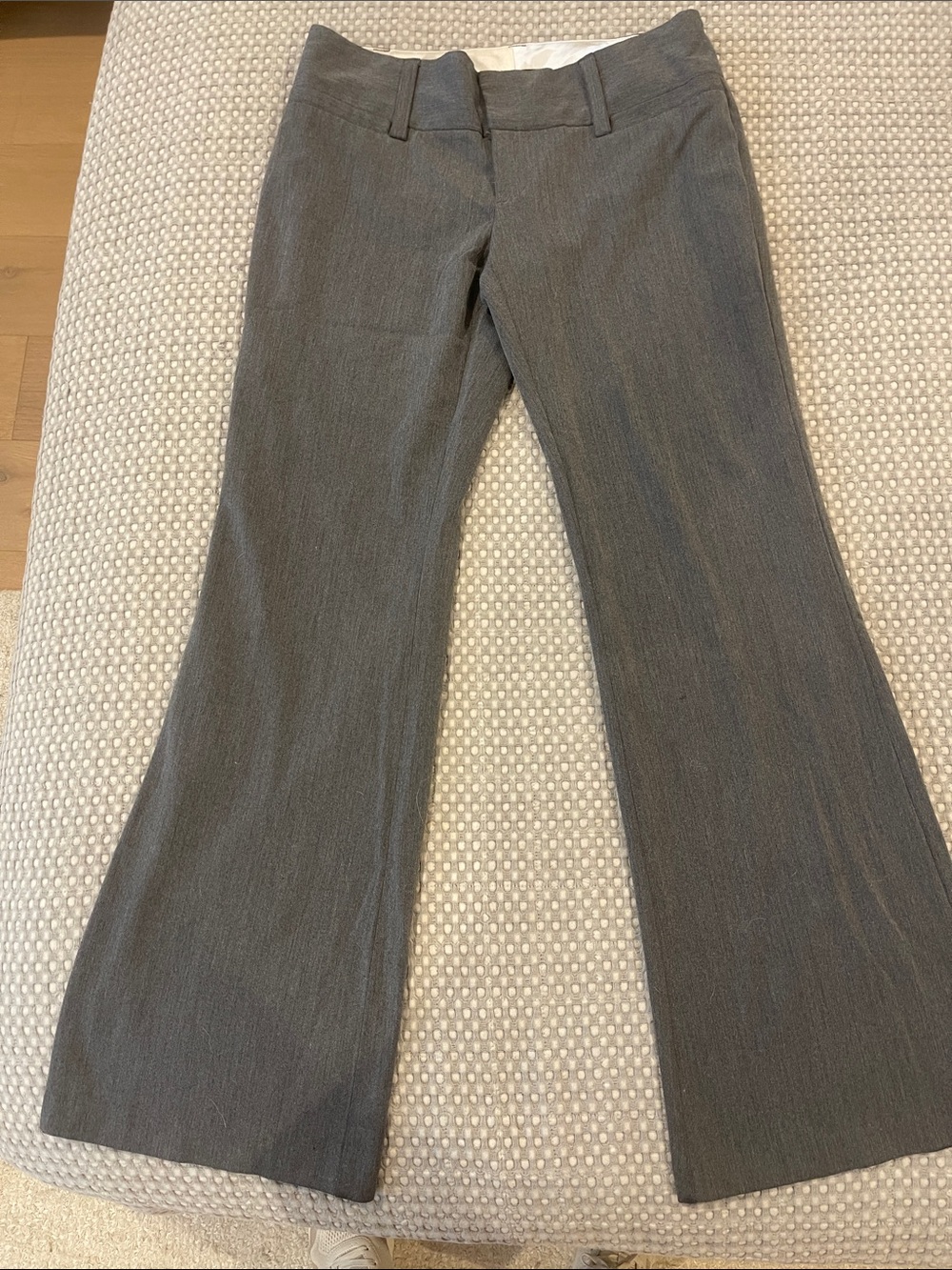 Maurices Charcoal Gray Boot Cut Dress Pants